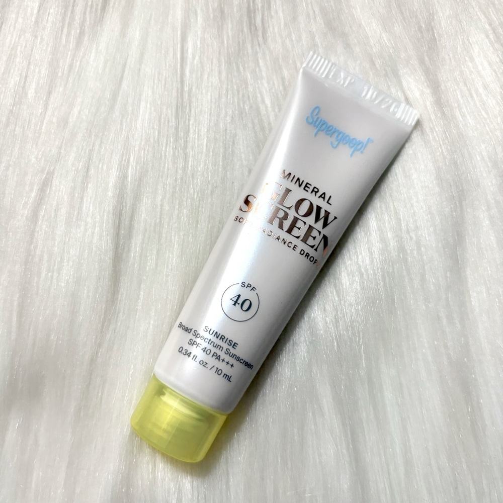 4/$30 Bundle Supergoop!☀️Mineral Glowscreen Soft Radiance Drops SPF 40 Sample